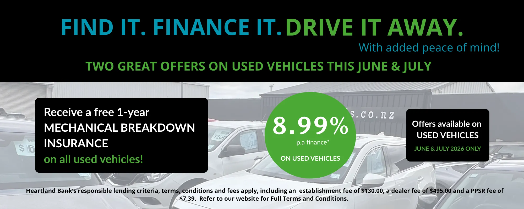 Find it. Finance it. Drive it away.
